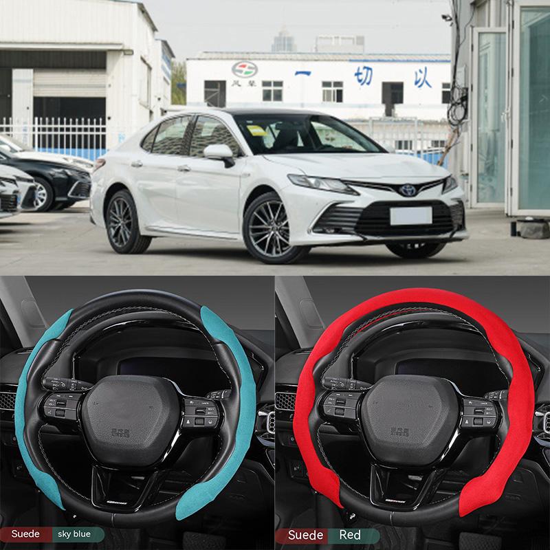 Универсальный автомобильный чехол на руль для Toyota, нескользящий автомобильный чехол из углеродного волокна для украшения интерьера автомобиля Suede Black A
Универсальный автомобильный чехол на руль для Toyota, нескользящий автомобильный чехол из углеродного волокна для украшения интерьера автомобиля Suede Black A