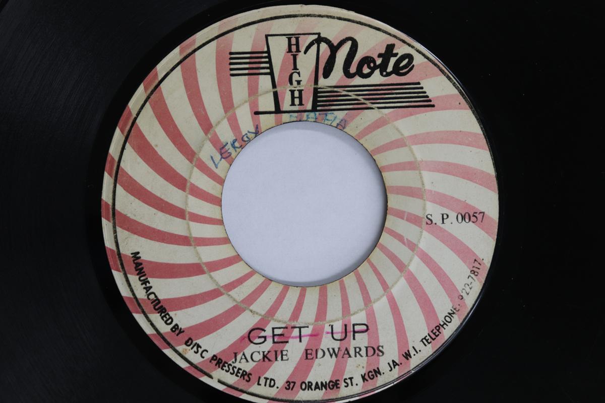 7inch Record JACKIE EDWARDS - Get Up SP0057 HIGH NOTE 1976 Jamaica Reggae, Ska & Dub Used
7inch Record JACKIE EDWARDS - Get Up SP0057 HIGH NOTE 1976 Jamaica Reggae, Ska & Dub Used