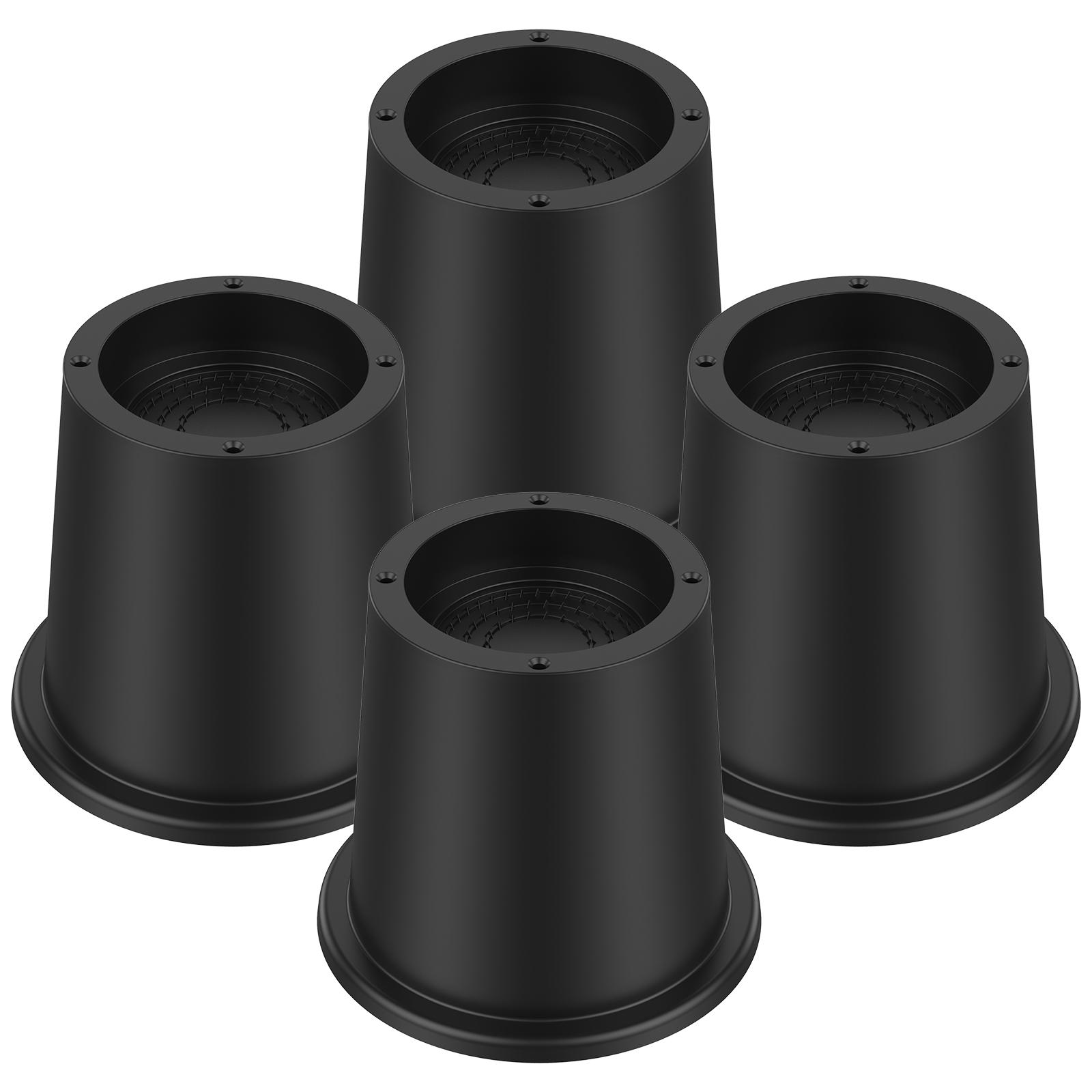 4Pcs Round Bed Riser Lift Height of 4 Inch Furniture Lift Riser Block Plastic Sofa Raising Block for Bed Desk Table Sofa Couch
4Pcs Round Bed Riser Lift Height of 4 Inch Furniture Lift Riser Block Plastic Sofa Raising Block for Bed Desk Table Sofa Couch