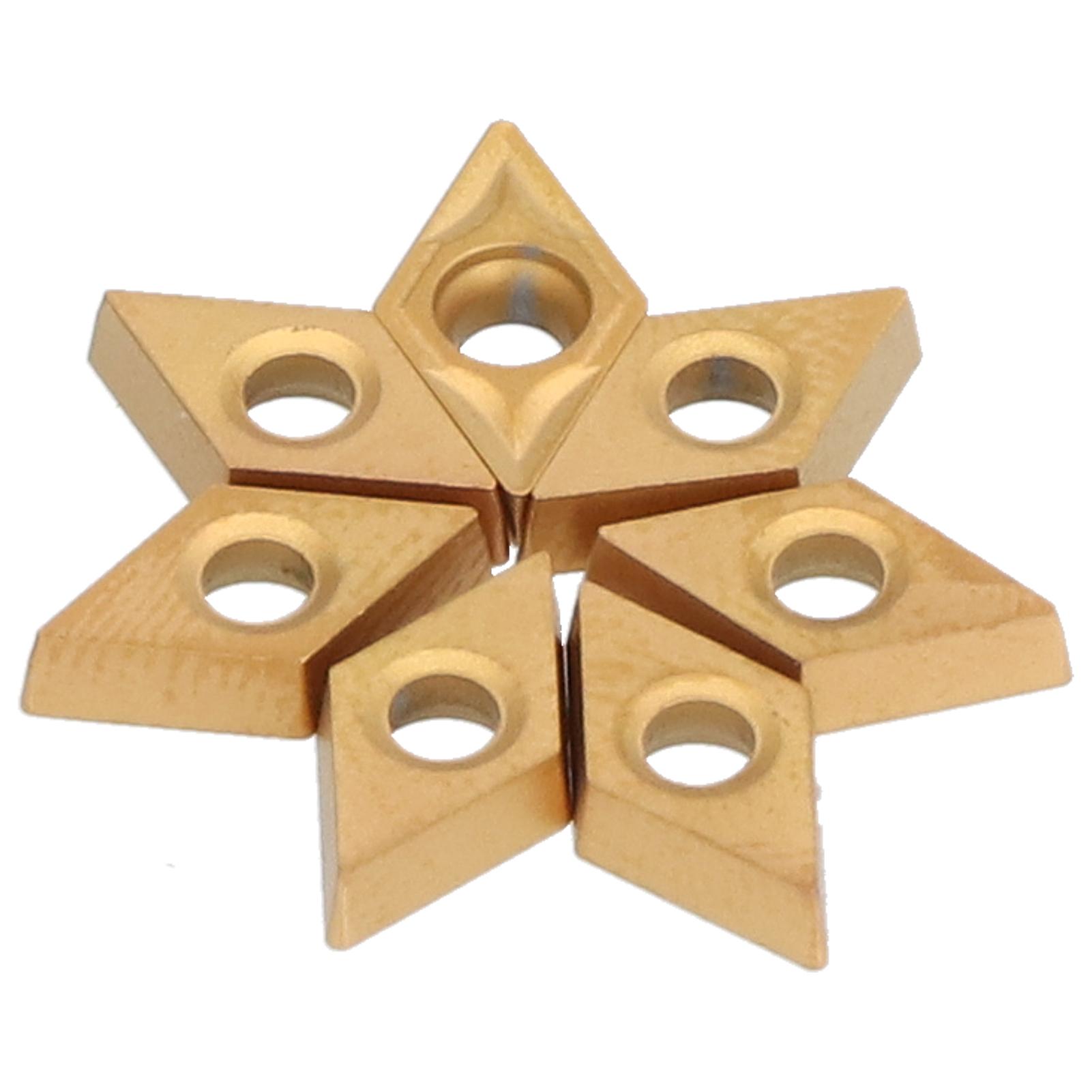 10Pcs Cutter Inserts Carbide CNC Milling Turning Cutting Blade Tools DCMT070204 for SDJCR
10Pcs Cutter Inserts Carbide CNC Milling Turning Cutting Blade Tools DCMT070204 for SDJCR