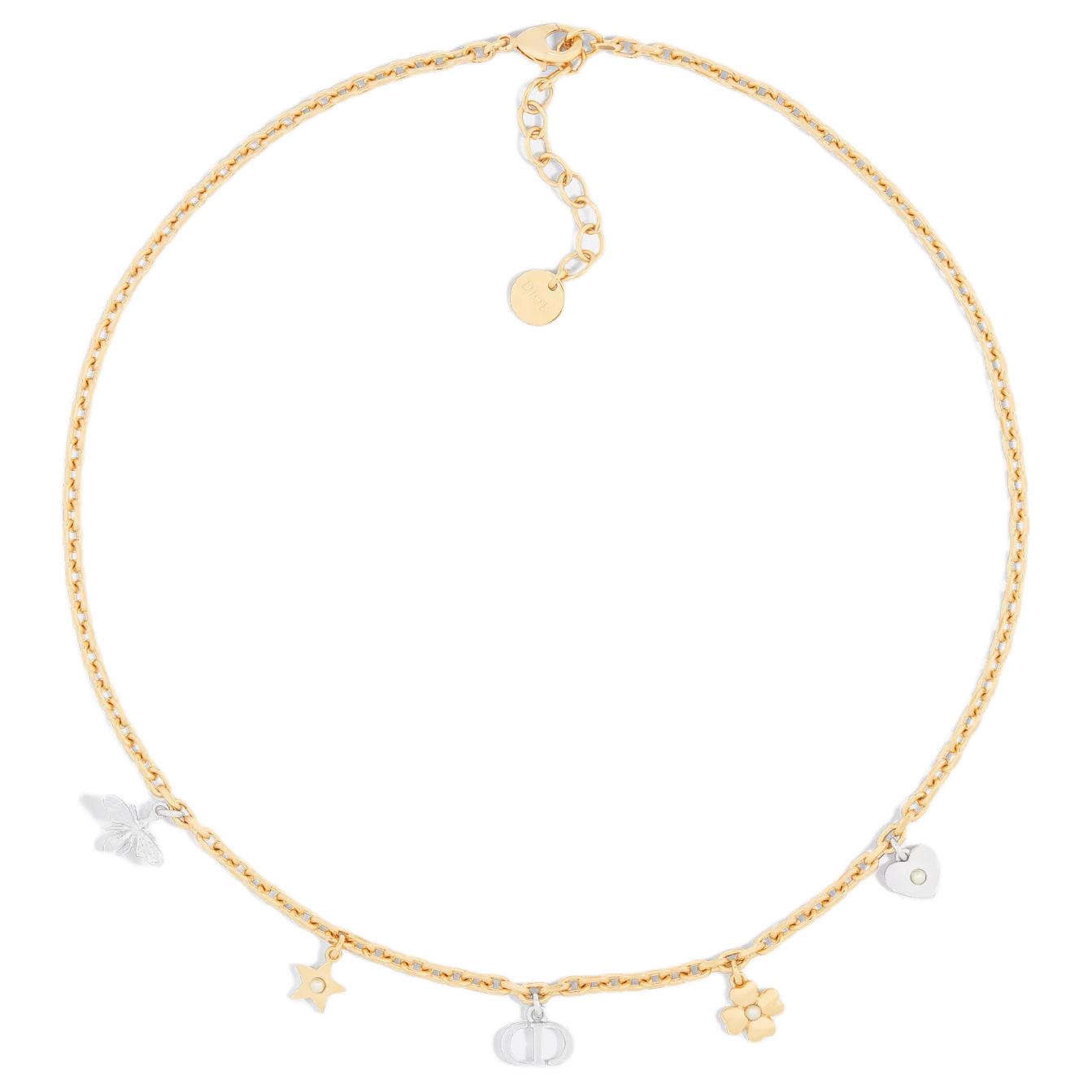 Dior Lucky Series Petit CD Lucky Charms Pendant Design Resin Necklace Unisex necklace Gold N3392WOMRS_D01W Box-Dust Bag+Box
Dior Lucky Series Petit CD Lucky Charms Pendant Design Resin Necklace Unisex necklace Gold N3392WOMRS_D01W Box-Dust Bag+Box