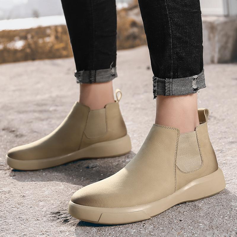 Men s Chelsea Boots Slip-on Casual Ankle Boots Comfortable Lightweight Daily Footwear 47 хакі
Men s Chelsea Boots Slip-on Casual Ankle Boots Comfortable Lightweight Daily Footwear 47 хакі