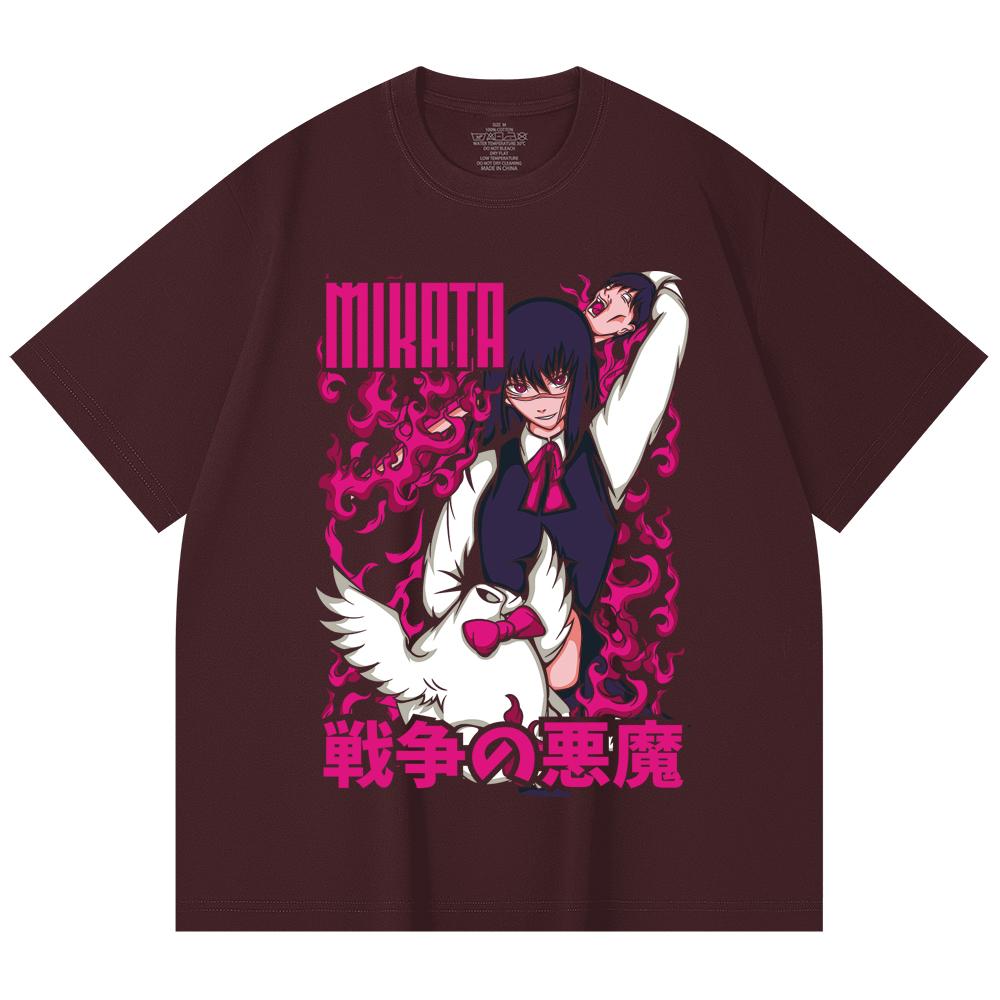 230 Gsm 100% Cotton Chainsaw Man V3 Asa Print Unisex Heavy Cotton T Shirt 2XL вина червоного кольору
230 Gsm 100% Cotton Chainsaw Man V3 Asa Print Unisex Heavy Cotton T Shirt 2XL вина червоного кольору