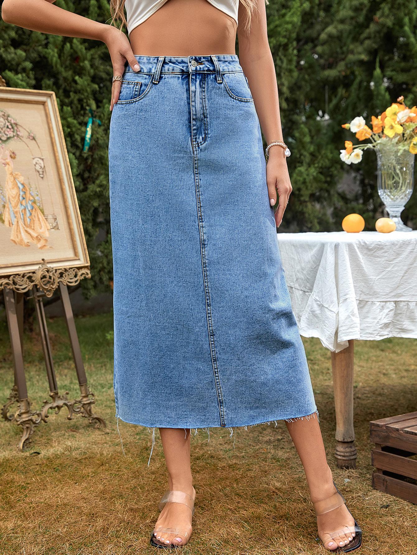 Женская повседневная джинсовая юбка А-силуэта с высокой талией, утягивающая, универсальная XXL темно-синий
Женская повседневная джинсовая юбка А-силуэта с высокой талией, утягивающая, универсальная XXL темно-синий