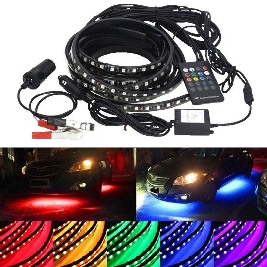 Беспроводное дистанционное управление звуком RGB светодиодная лента днище автомобиля атмосфера неоновый свет
Беспроводное дистанционное управление звуком RGB светодиодная лента днище автомобиля атмосфера неоновый свет