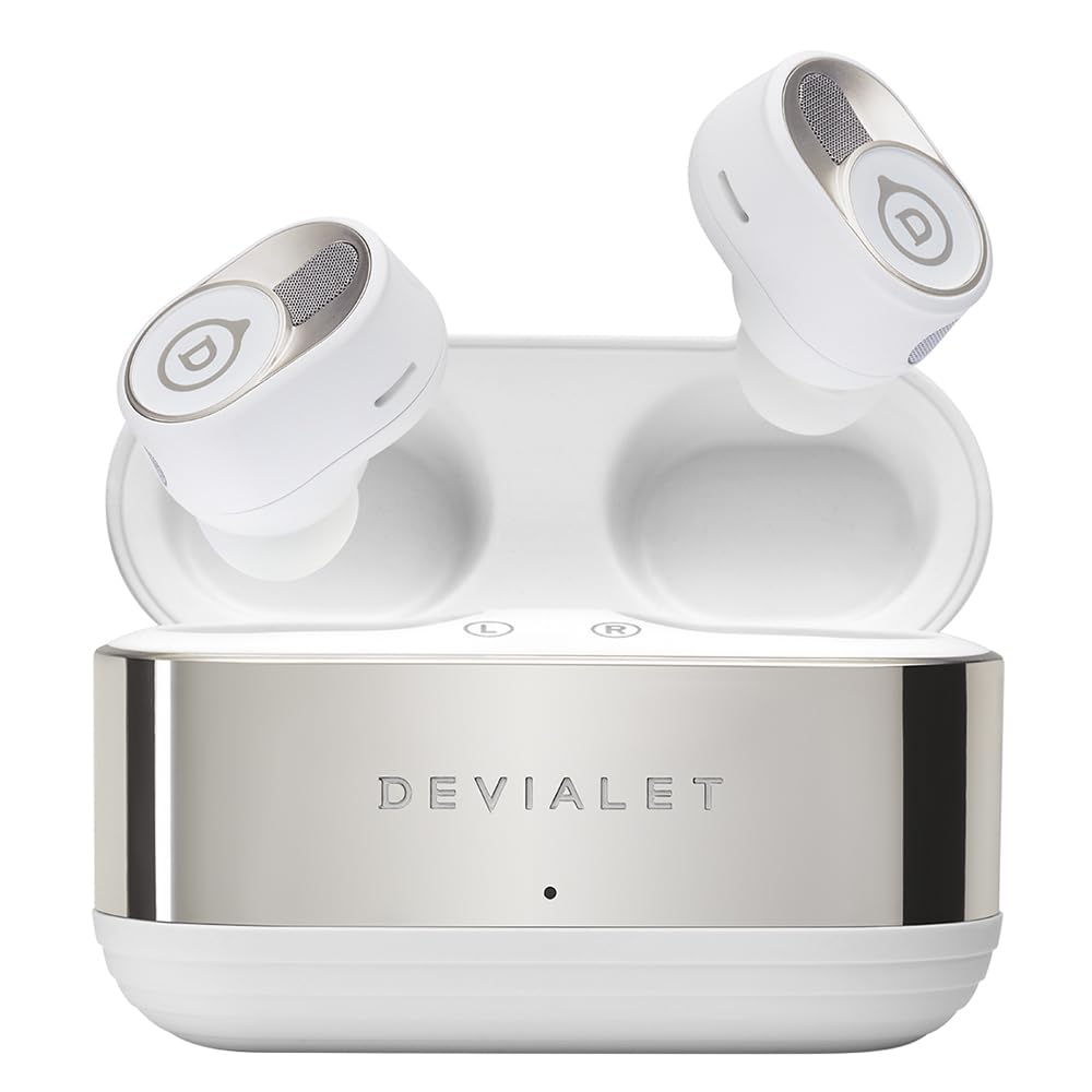 Devialet Gemini II Earphones with 2 | Titanium-coated 10mm high-sensitivity drivers |Adaptive Noise Cancellation and Transparent Sound Mode
Devialet Gemini II Earphones with 2 | Titanium-coated 10mm high-sensitivity drivers |Adaptive Noise Cancellation and Transparent Sound Mode