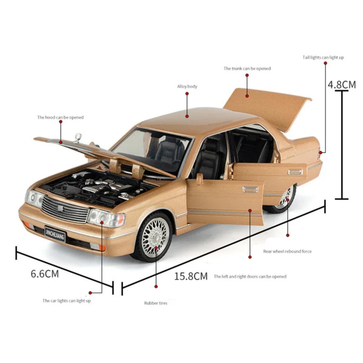 1/32 Toyota Crown 133 JZS133 Alloy Classic Old Car Model Diecast Metal Retro Vehicle Car Model Sound and Light Simulation Kids Toy Gift золотистый
1/32 Toyota Crown 133 JZS133 Alloy Classic Old Car Model Diecast Metal Retro Vehicle Car Model Sound and Light Simulation Kids Toy Gift золотистый
