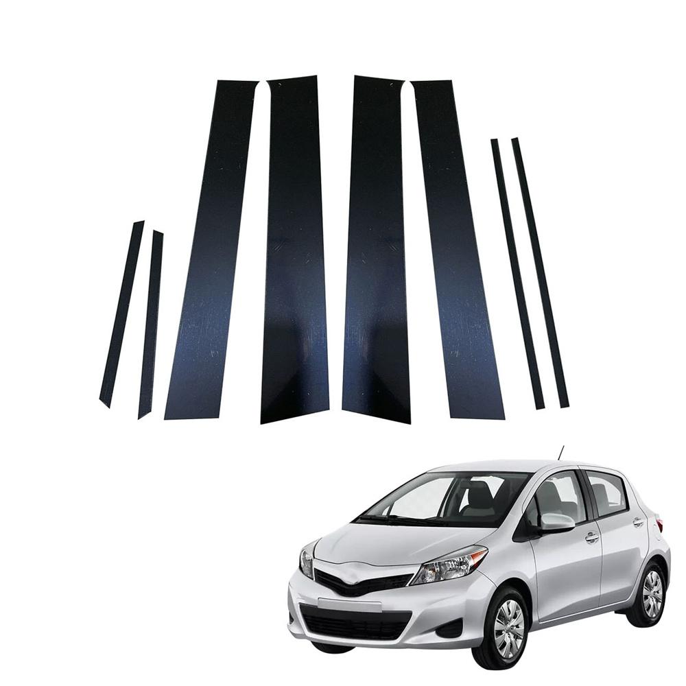 Глянцевый черный комплект накладок на стойки стойки двери и окна для Toyota Yaris 2005-2013 гг.
Глянцевый черный комплект накладок на стойки стойки двери и окна для Toyota Yaris 2005-2013 гг.