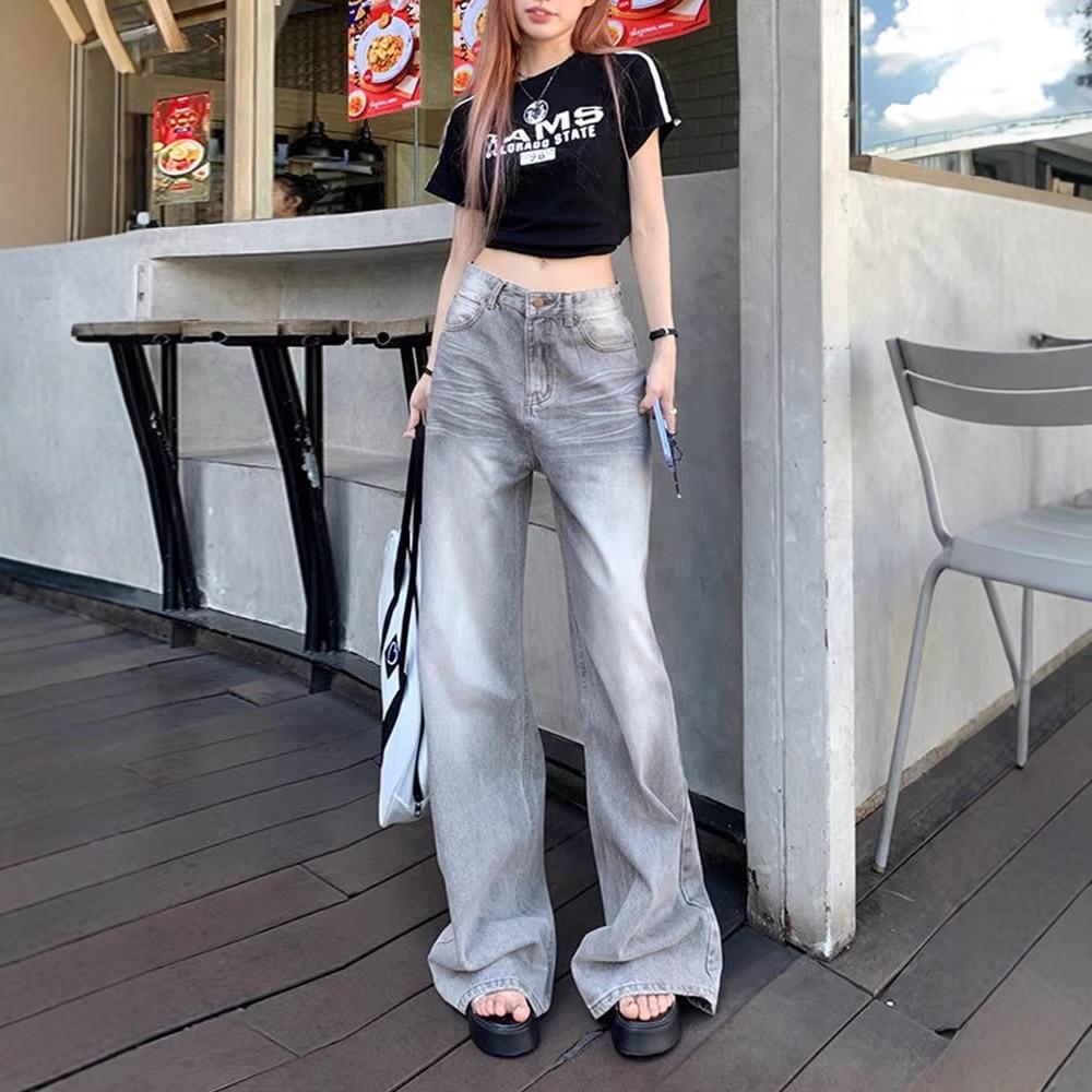 Women s High Waist Wide-Leg Jeans - Retro, Slimming, Versatile Drapey Pants for Spring and Autumn 2025. M: Height 155-165CM (95-108 lbs)
Women s High Waist Wide-Leg Jeans - Retro, Slimming, Versatile Drapey Pants for Spring and Autumn 2025. M: Height 155-165CM (95-108 lbs)