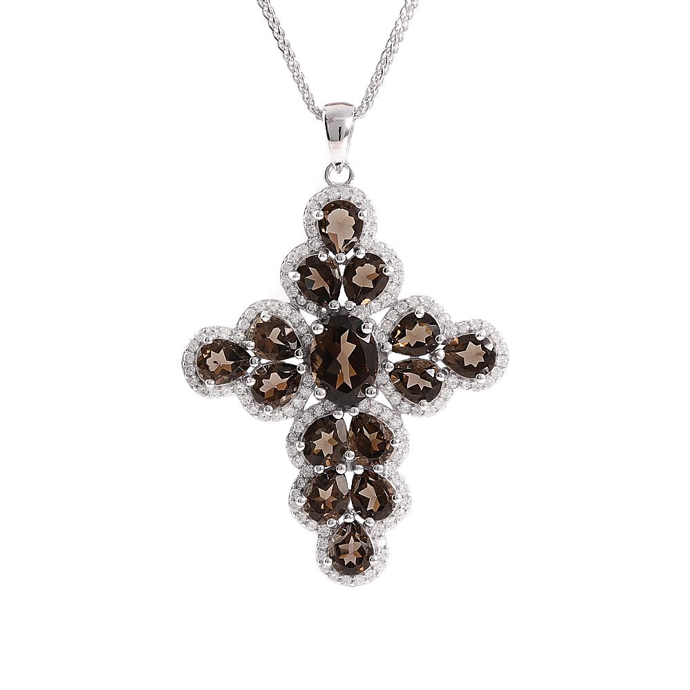 Big Cross pendant 925 sterling silver necklace Natural Ethiopian opal/smoky fine jewelry for women s anniversary party wear M срібний
Big Cross pendant 925 sterling silver necklace Natural Ethiopian opal/smoky fine jewelry for women s anniversary party wear M срібний