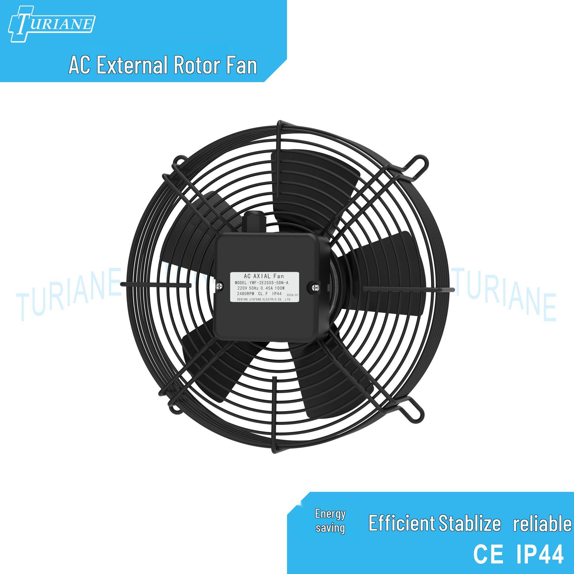 250 External Rotor Axial Fan with Inclined Mesh Cover for Industrial Exhaust, Evaporator, and Condenser Ventilation
250 External Rotor Axial Fan with Inclined Mesh Cover for Industrial Exhaust, Evaporator, and Condenser Ventilation