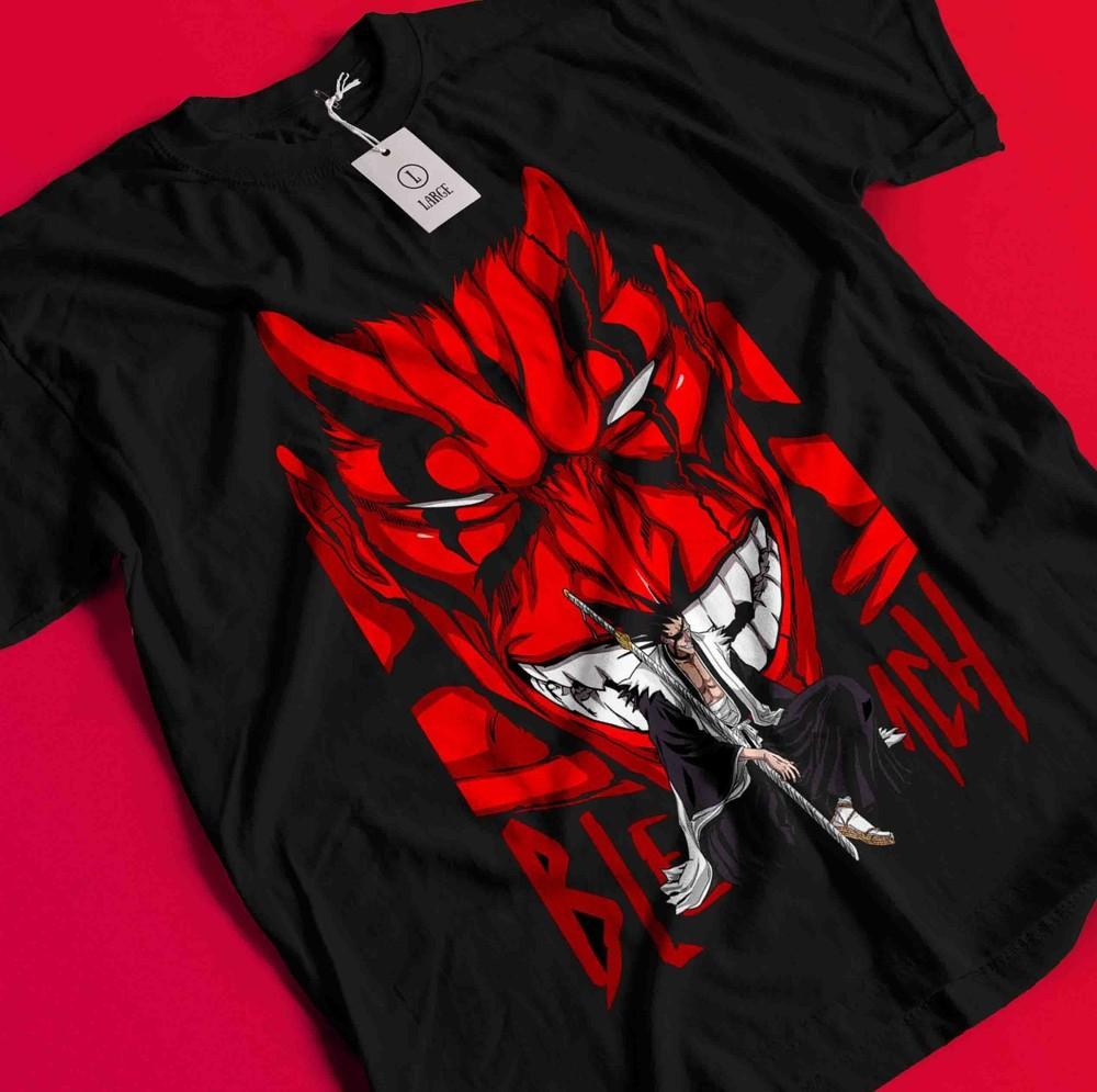 Зараки Кенпачи Футболка Блич Аниме Футболка Ичиго Банкай Футболка Айзен Иухабах Футболка BB052 S
Зараки Кенпачи Футболка Блич Аниме Футболка Ичиго Банкай Футболка Айзен Иухабах Футболка BB052 S