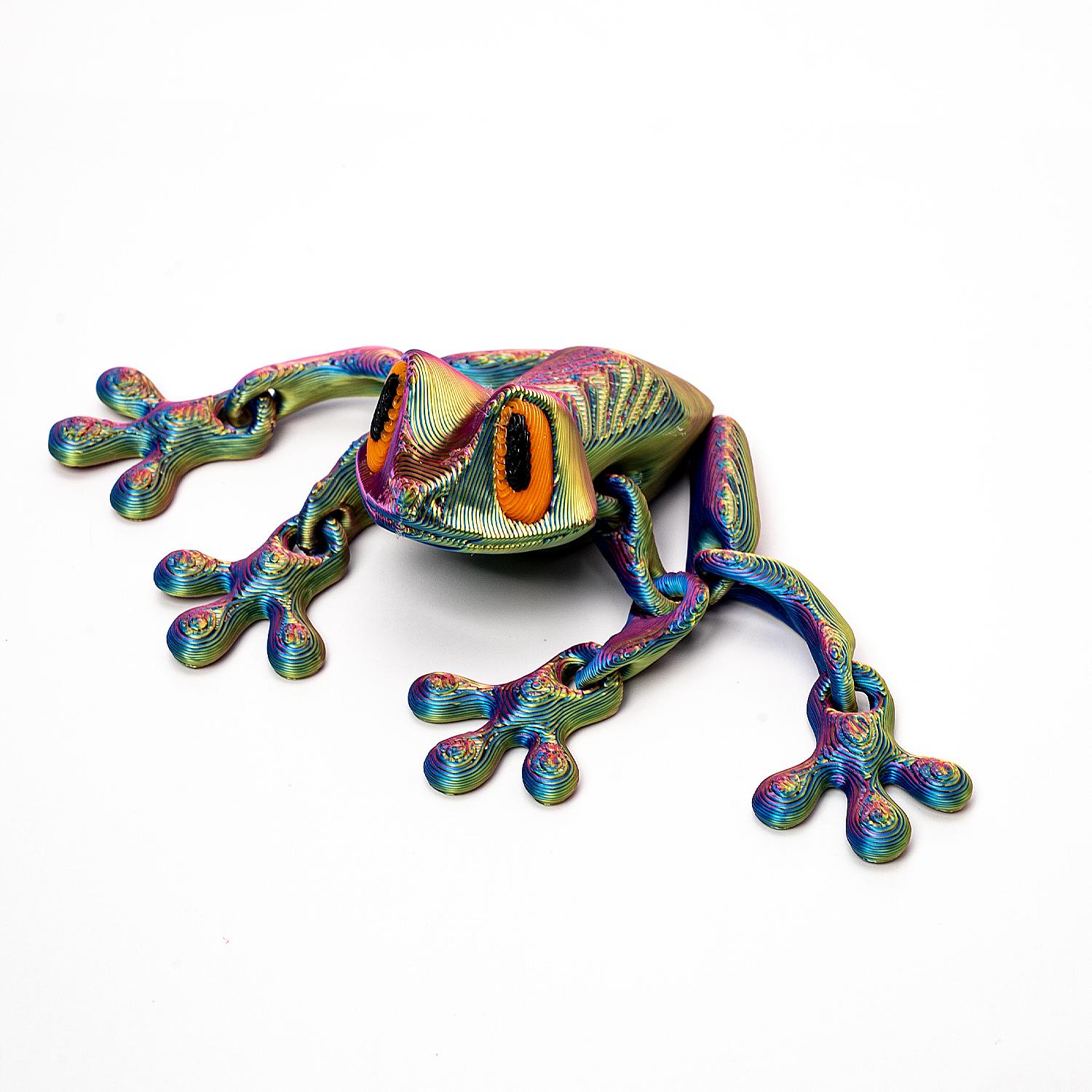 3D Printed Magnetic Frog Figurine – Cute Articulated Frog Toy, Poseable Desk Decor, Fridge Magnet Ornament, Fun Gift for Friends
3D Printed Magnetic Frog Figurine – Cute Articulated Frog Toy, Poseable Desk Decor, Fridge Magnet Ornament, Fun Gift for Friends
