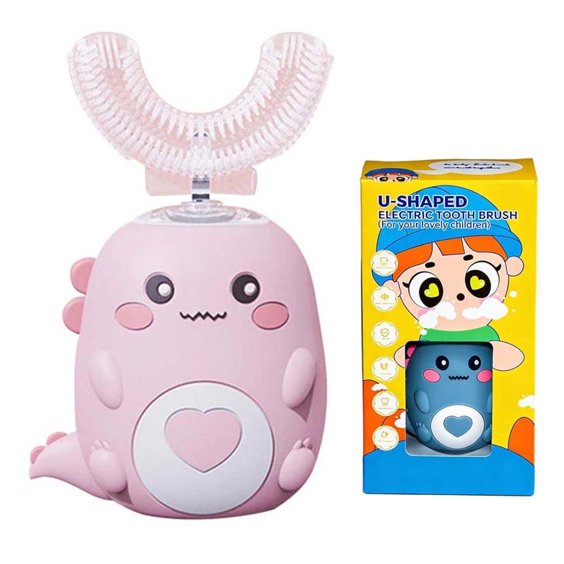 Children U Shape Replacement Oral Care Cleaning Brush Rechargeable Kids Tooth Cleaner U Shape Toothbrush рожевий
Children U Shape Replacement Oral Care Cleaning Brush Rechargeable Kids Tooth Cleaner U Shape Toothbrush рожевий