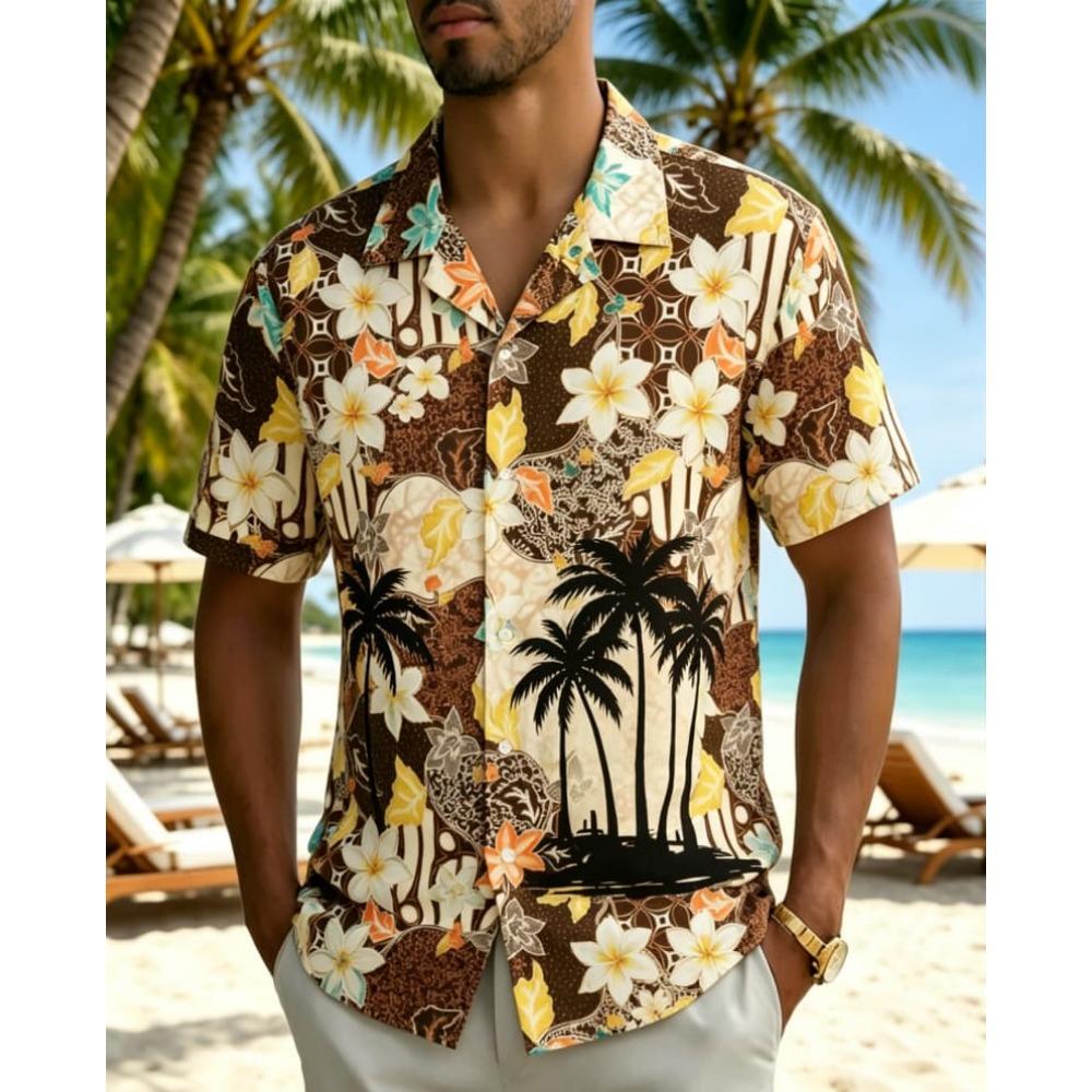 Tropical Floral Print Men Vintage Batik Shirt Summer Casual Beach 6XL
Tropical Floral Print Men Vintage Batik Shirt Summer Casual Beach 6XL