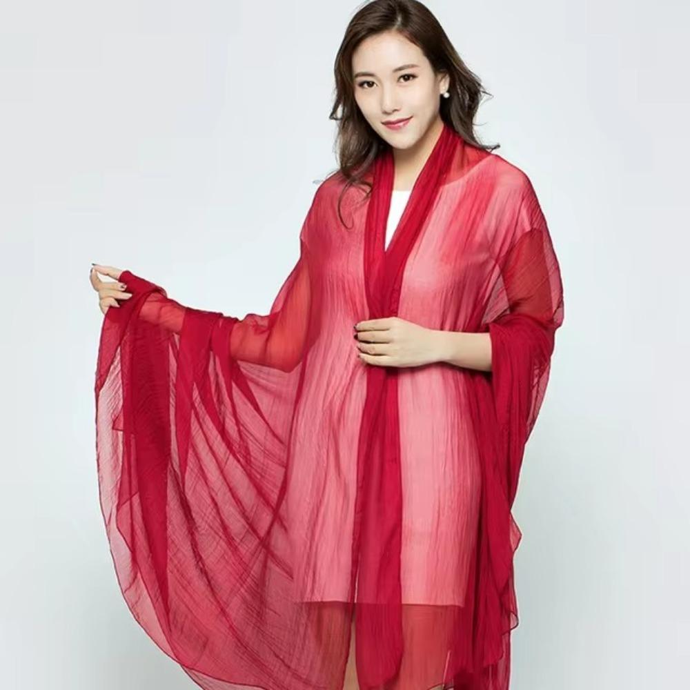 Solid Color Women Shawl Chiffon Fabric Beach Scarves New Long Wrap Shawl Summer червоний
Solid Color Women Shawl Chiffon Fabric Beach Scarves New Long Wrap Shawl Summer червоний
