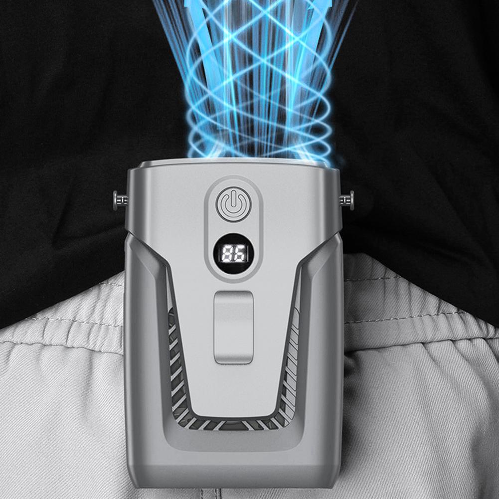 USB Small Air Conditioner Clip-on 3.7V/1.2A Electric Fan Bladeless 12000mAh Power Bank 3-gear Wind Mute for Outdoor Indoor
USB Small Air Conditioner Clip-on 3.7V/1.2A Electric Fan Bladeless 12000mAh Power Bank 3-gear Wind Mute for Outdoor Indoor