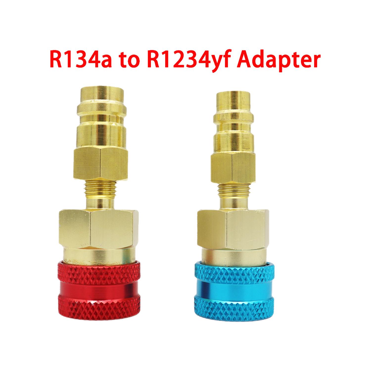 Переходник быстрого соединителя R1234YF на R134A, переходник шланга с соединительным разъемом для зарядки переменного тока автомобильного кондиционера красный/синий
Переходник быстрого соединителя R1234YF на R134A, переходник шланга с соединительным разъемом для зарядки переменного тока автомобильного кондиционера красный/синий