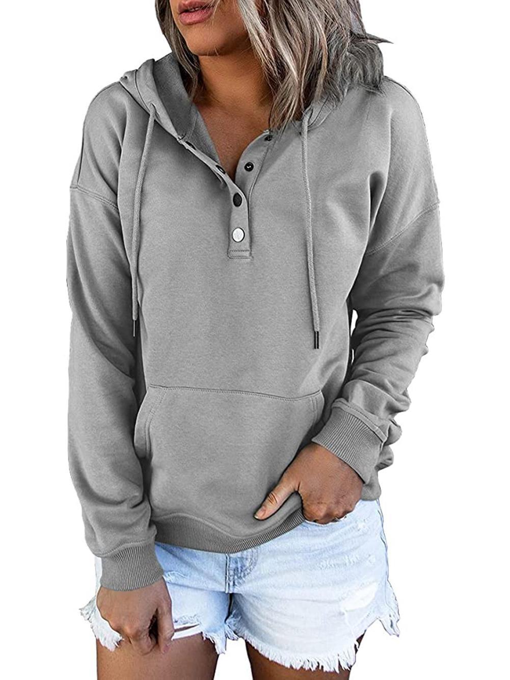 Женская свободная повседневная толстовка с капюшоном, кулиской и карманами, 2025 XXL серый
Женская свободная повседневная толстовка с капюшоном, кулиской и карманами, 2025 XXL серый