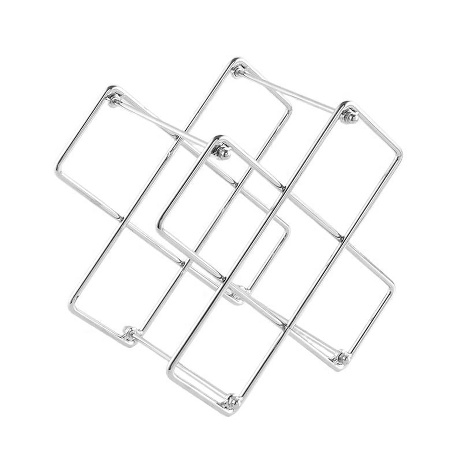 Countertop Wine Rack Ornaments 5 Bottle Detachable High strength Wine Holder For Hotel Home Decoration silver
Countertop Wine Rack Ornaments 5 Bottle Detachable High strength Wine Holder For Hotel Home Decoration silver