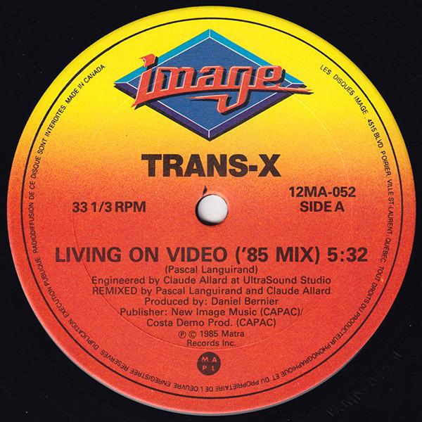 12-дюймовая пластинка TRANSX Living On Video 85 Mix 12MA052 Image Records 1985 Канада Танцевальная Электроника Б/У
12-дюймовая пластинка TRANSX Living On Video 85 Mix 12MA052 Image Records 1985 Канада Танцевальная Электроника Б/У