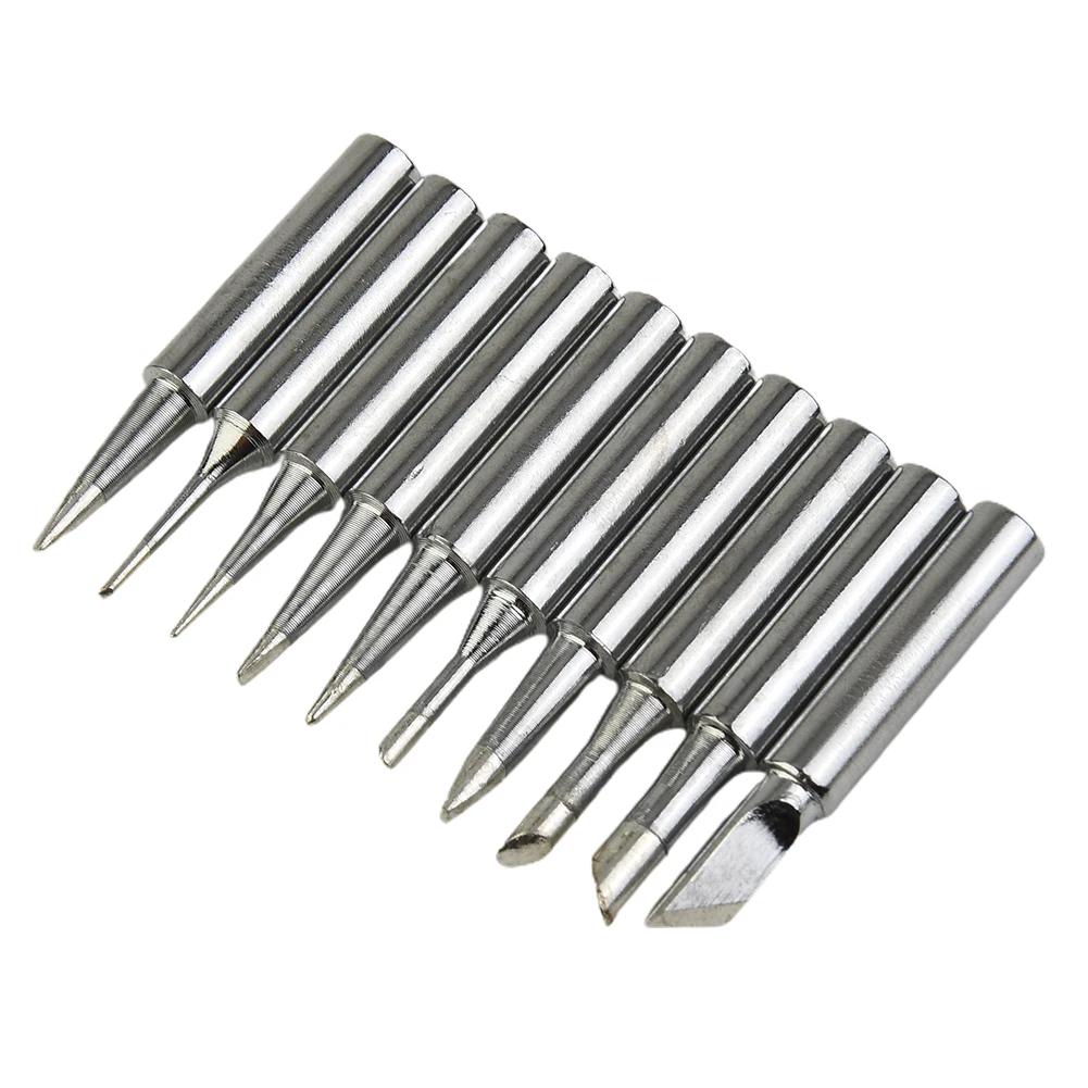 Soldering Iron Tips Pure Copper Soldering Tip 10pcs/set 900M-T Series Welding Solder Rework Station Soldering Tools Accessories 10 PCS Set&Ship Within 24 Hours
Soldering Iron Tips Pure Copper Soldering Tip 10pcs/set 900M-T Series Welding Solder Rework Station Soldering Tools Accessories 10 PCS Set&Ship Within 24 Hours