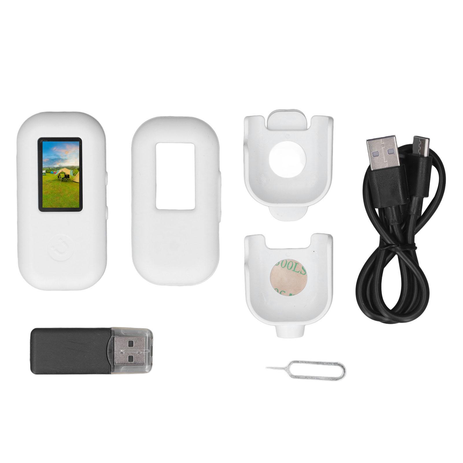 1080P Body Worn Camera Portable Video Recorder with Loop Recording Motion Detection WiFi Hotspot білий
1080P Body Worn Camera Portable Video Recorder with Loop Recording Motion Detection WiFi Hotspot білий