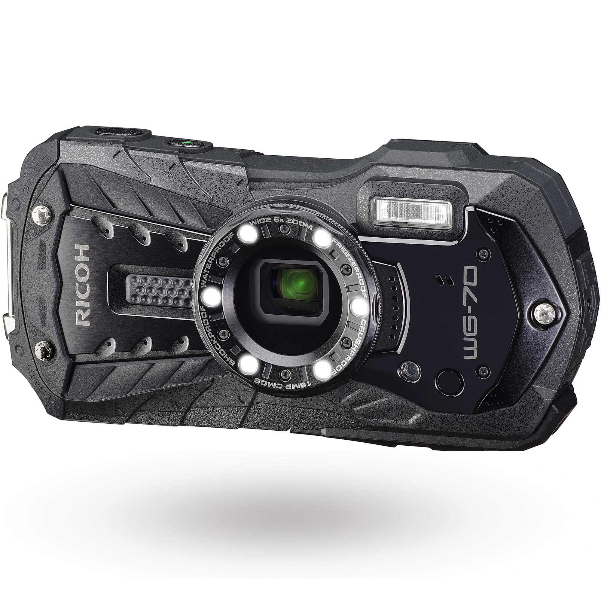 RICOH Black Автентична водонепроникна цифрова камера Ricoh 14 м водонепроникна годинник ударостійка пилонепроникна морозостійка Міцний корпус підходить для використання на вулиці
RICOH Black Автентична водонепроникна цифрова камера Ricoh 14 м водонепроникна годинник ударостійка пилонепроникна морозостійка Міцний корпус підходить для використання на вулиці
