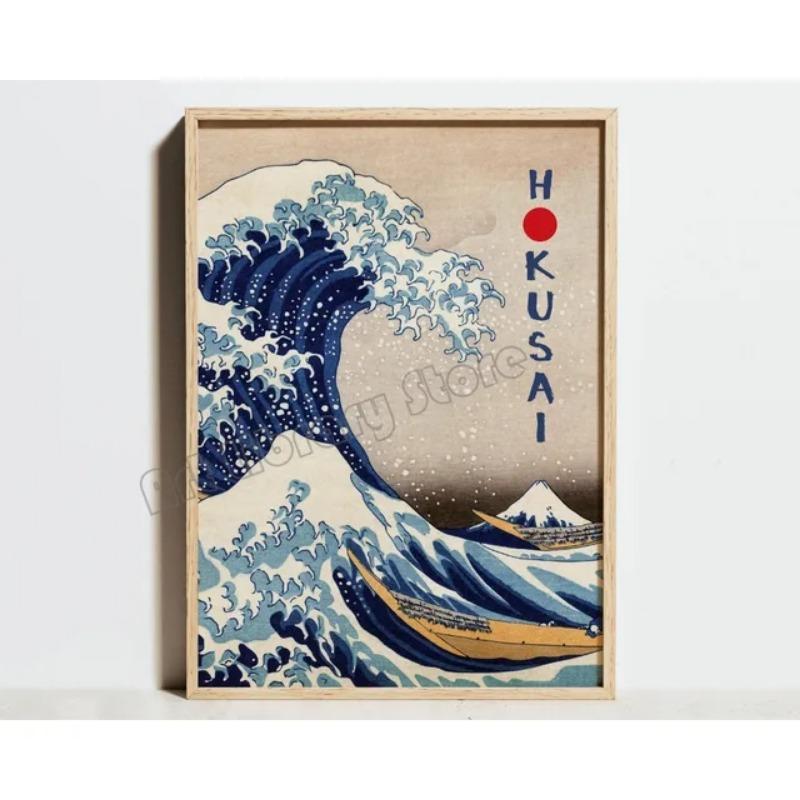 Винтажный японский укиёэ Большая волна у Канагавы Холст Живопись Выставочный плакат Настенный декор для дома комнаты 21cm×30cm NoFrame
Винтажный японский укиёэ Большая волна у Канагавы Холст Живопись Выставочный плакат Настенный декор для дома комнаты 21cm×30cm NoFrame