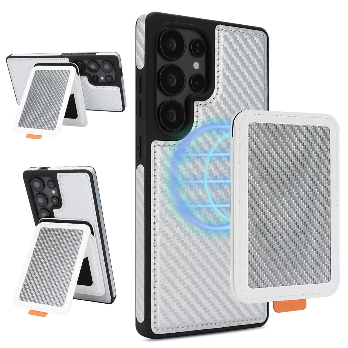 Магнитный чехол из углеродного волокна для серии Samsung S24 S25 - Чехол-подставка 2-в-1 с защитой от падений (Блокировка RFID и совместимость с MagSafe) Samsung Galaxy S25 Edge белый
Магнитный чехол из углеродного волокна для серии Samsung S24 S25 - Чехол-подставка 2-в-1 с защитой от падений (Блокировка RFID и совместимость с MagSafe) Samsung Galaxy S25 Edge белый