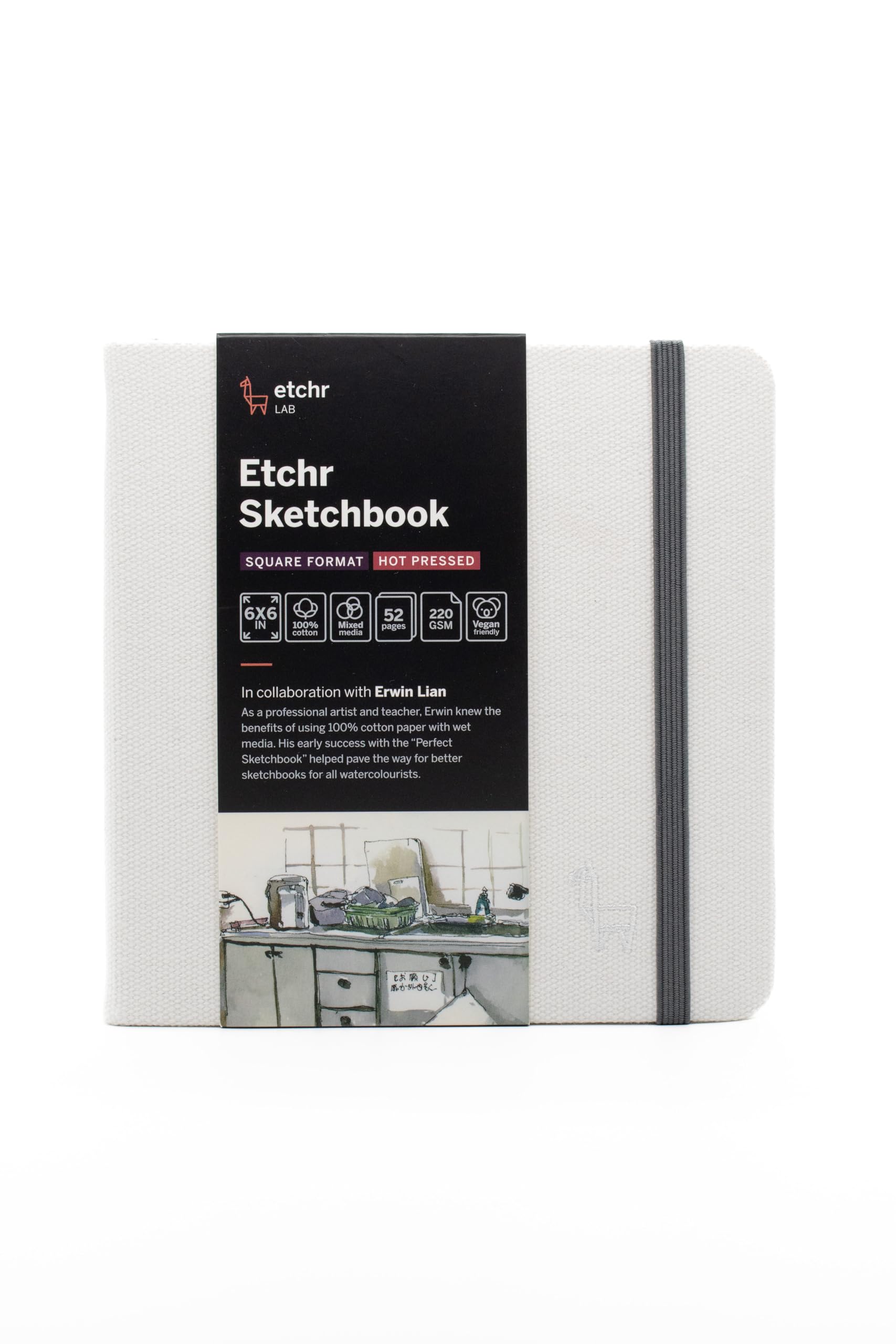 Квадратный скетчбук Etchr Hot 6 дюймов, Пресс, New_01 белый
Квадратный скетчбук Etchr Hot 6 дюймов, Пресс, New_01 белый