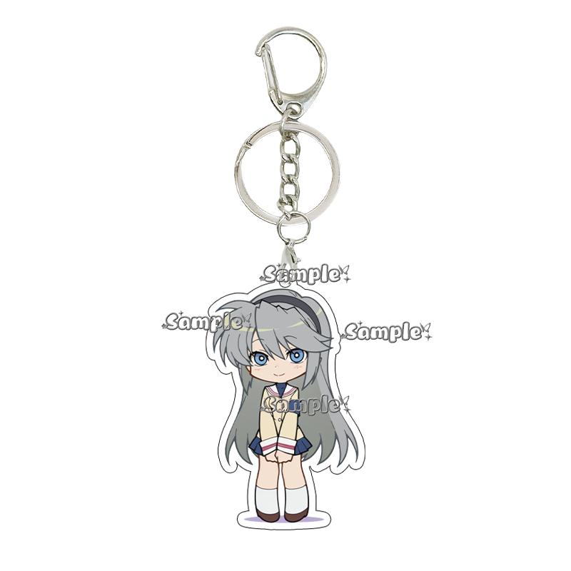 Anime Cartoon CLANNAD Acrylic Keychain Okazaki Tomoya Nagisa Furukawa Okazaki Ushio Double-sided Printing Key Ring Pendant Charm about 5cm
Anime Cartoon CLANNAD Acrylic Keychain Okazaki Tomoya Nagisa Furukawa Okazaki Ushio Double-sided Printing Key Ring Pendant Charm about 5cm