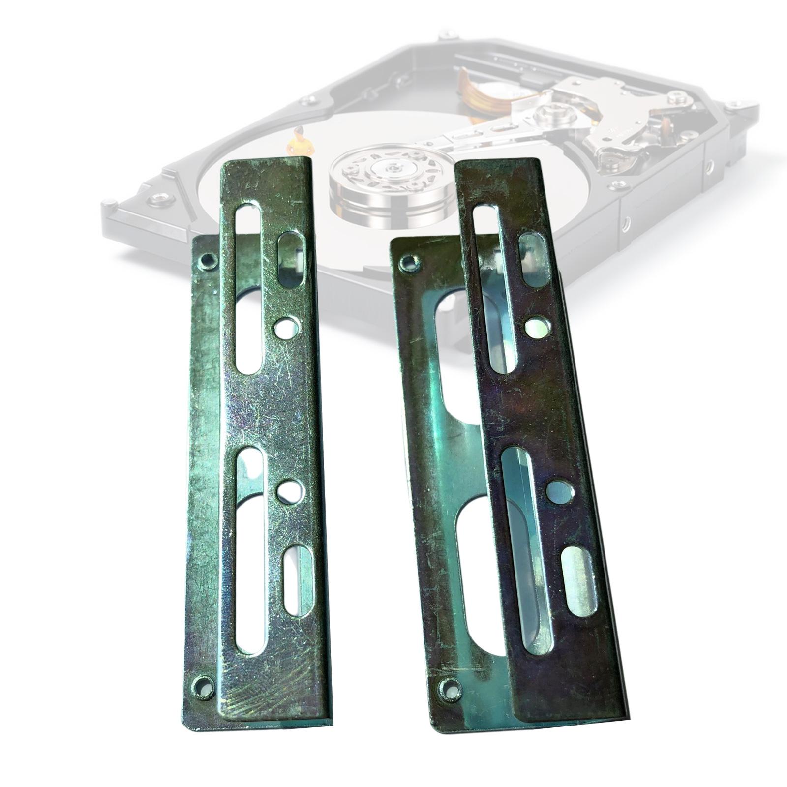 2Pack HDD Hard Drive Metal Mounting Bracket Adapter Convert Any 3.5in HDD Into One 5.25in Drive Bay
2Pack HDD Hard Drive Metal Mounting Bracket Adapter Convert Any 3.5in HDD Into One 5.25in Drive Bay