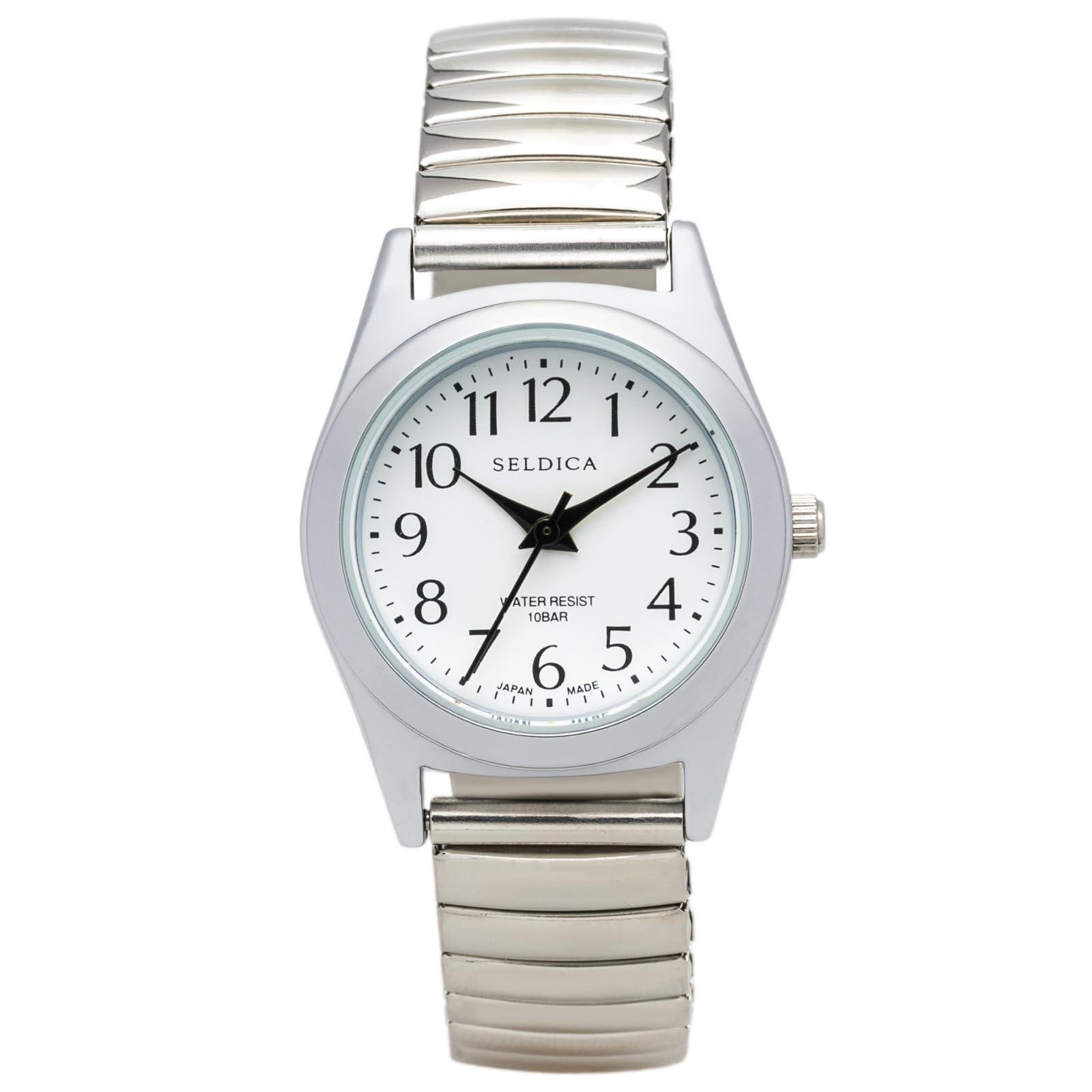 Clefer Serdica Analog Watch, Silver, SD-AL329-WTS, with Stretch Band, White Dial, and Metal Strap, Women s
Clefer Serdica Analog Watch, Silver, SD-AL329-WTS, with Stretch Band, White Dial, and Metal Strap, Women s