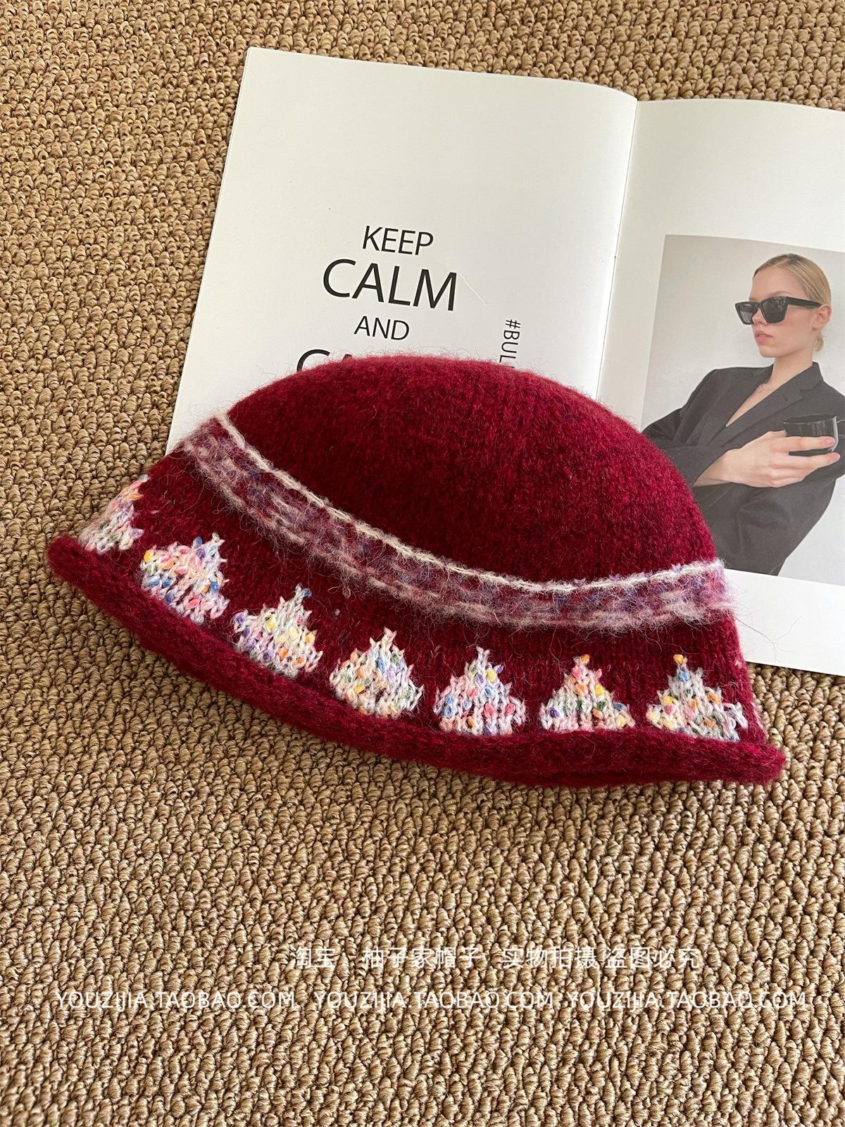 New Fair Island retro knitted bucket hat women s Japanese sweet face small wool hat M(56-58cm)
New Fair Island retro knitted bucket hat women s Japanese sweet face small wool hat M(56-58cm)