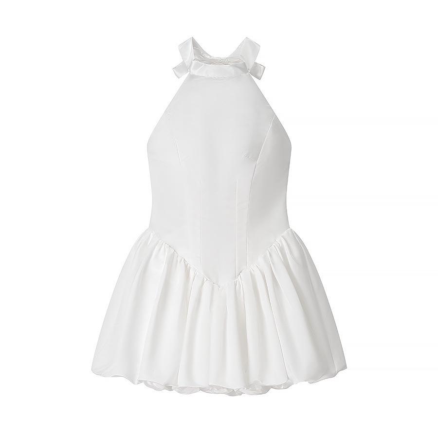 Elegant Women s European & American Style Waist-Cinching Dress with Bow Tie and Puffy Skirt Large белый
Elegant Women s European & American Style Waist-Cinching Dress with Bow Tie and Puffy Skirt Large белый