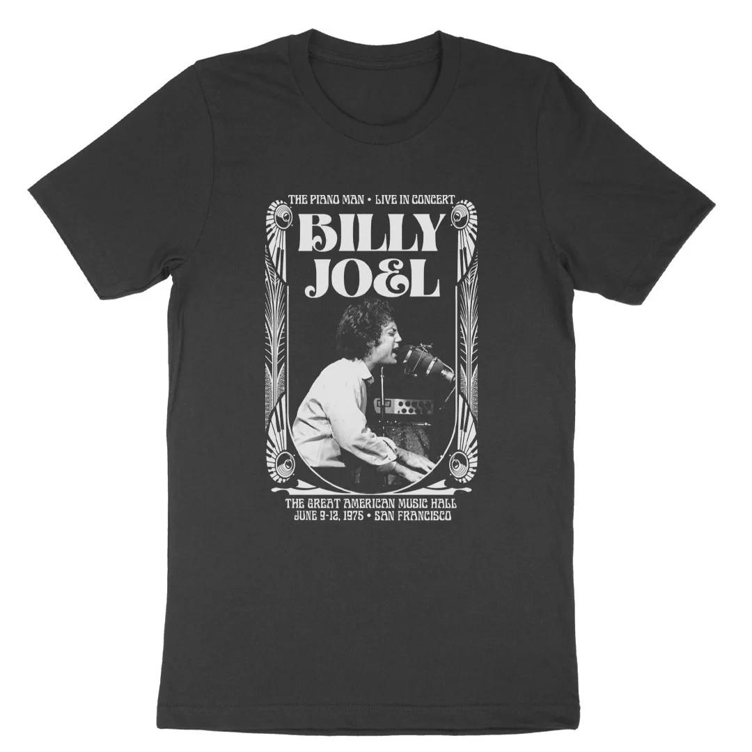 Billy Joel Great American Music Hall distressed design on the front of a vintage 2XL
Billy Joel Great American Music Hall distressed design on the front of a vintage 2XL