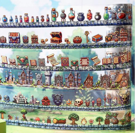 6pcs/1lot Decorative Adhesive tapes adventure game masking tapes Junk Journal Scrapbooking stikcers Paper Japanese
6pcs/1lot Decorative Adhesive tapes adventure game masking tapes Junk Journal Scrapbooking stikcers Paper Japanese