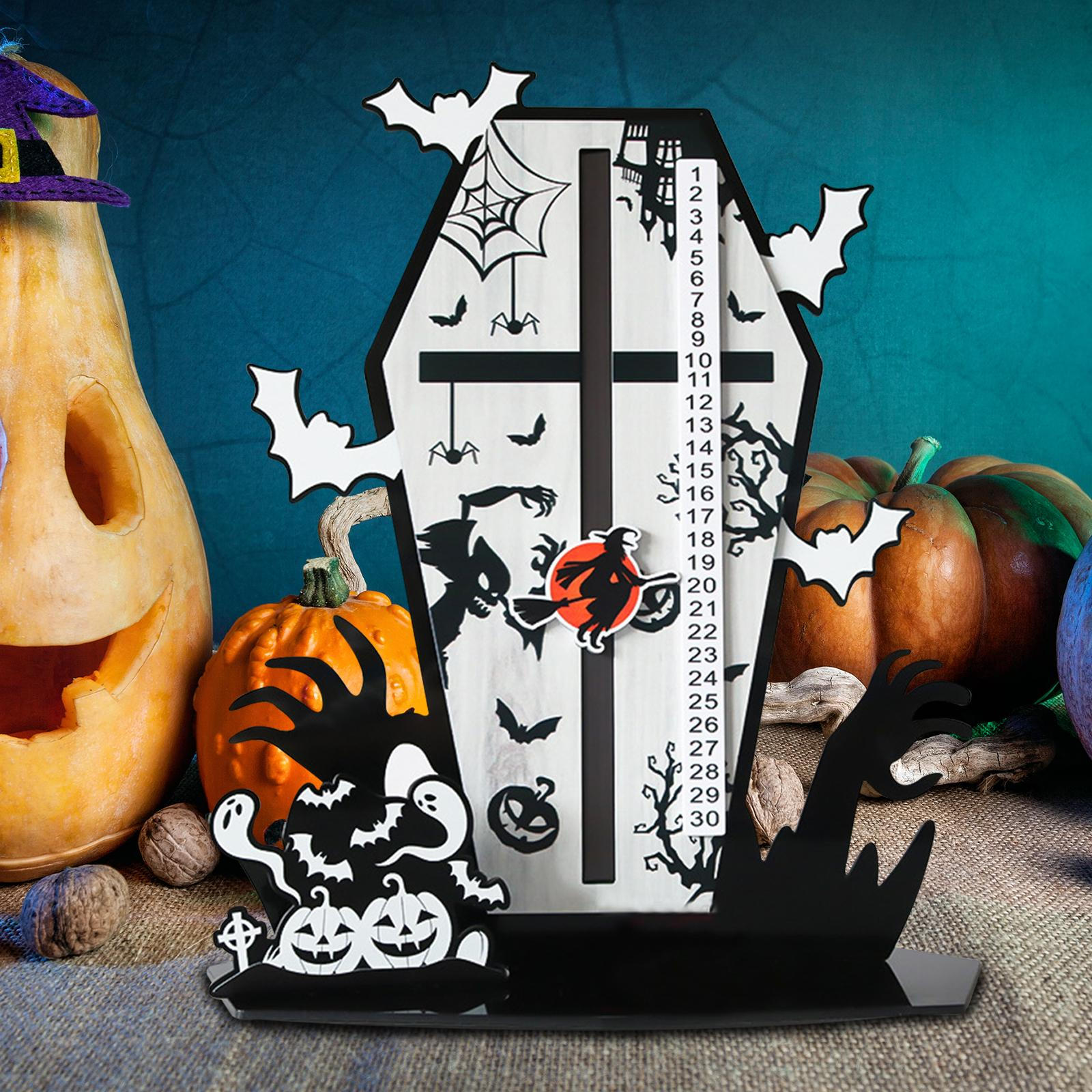 Halloween Advent Calendar Table Decoration with Numbers Ornament Spooky Decor Desktop for
Halloween Advent Calendar Table Decoration with Numbers Ornament Spooky Decor Desktop for
