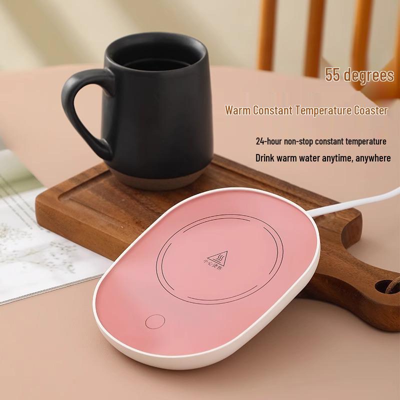 Smart Adjustable Heating Coaster for Constant Temperature - 55°C Warm Cup Pad Gravity Sensor Warmer Pad Pink
Smart Adjustable Heating Coaster for Constant Temperature - 55°C Warm Cup Pad Gravity Sensor Warmer Pad Pink