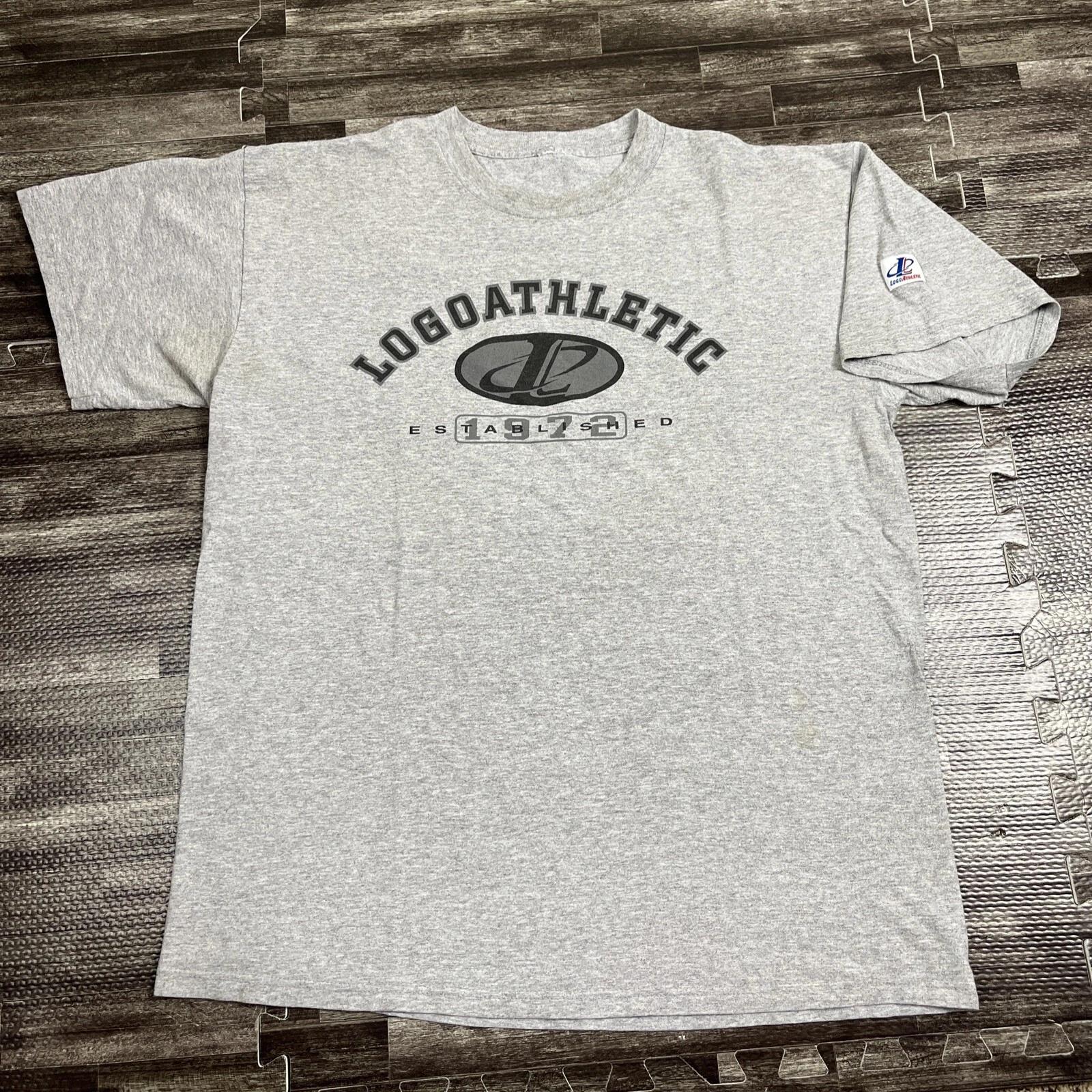 Vintage LogoAthletic Graphic Tshirt Grey VTG 90s Y2K Fits XL Casual Sports 4XL
Vintage LogoAthletic Graphic Tshirt Grey VTG 90s Y2K Fits XL Casual Sports 4XL