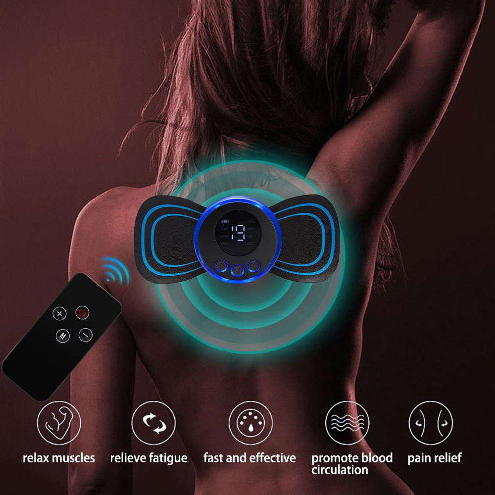 Neck Massager Sticker with Remote Control,Intelligent Electric Cervical Massager Portable Pulse Physical Therapy Massager Type A
Neck Massager Sticker with Remote Control,Intelligent Electric Cervical Massager Portable Pulse Physical Therapy Massager Type A