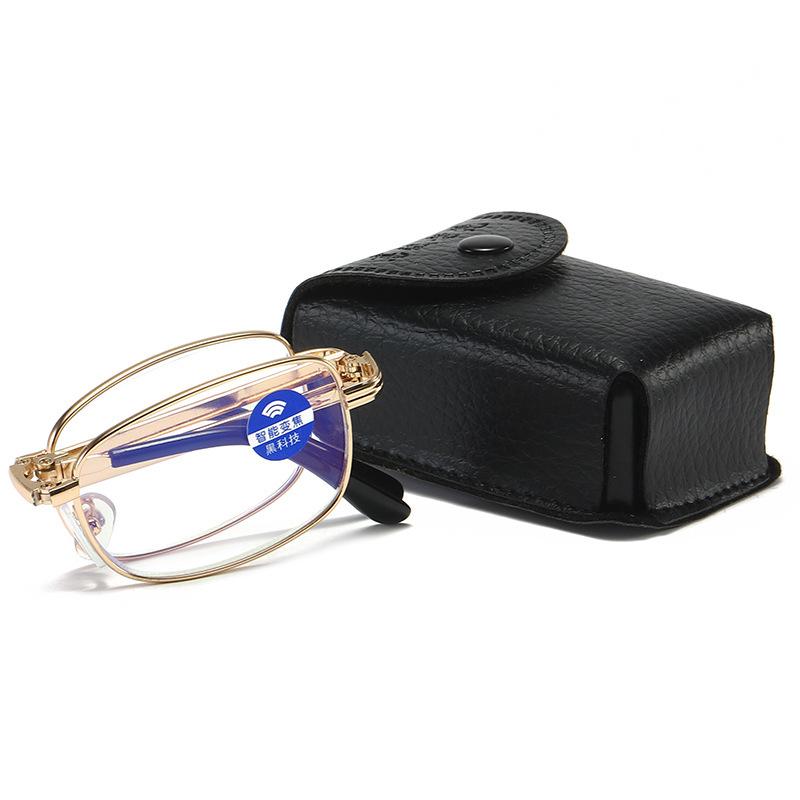 Smart Zoom Reading Glasses Anti-Blue Light Reading Glasses Men And Women Folding Portable Belt Box Metal Frame Glasses Reading Glasses Folding smart zoom - gold frame
Smart Zoom Reading Glasses Anti-Blue Light Reading Glasses Men And Women Folding Portable Belt Box Metal Frame Glasses Reading Glasses Folding smart zoom - gold frame