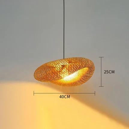 JOYINLED 40/50/60cm Woven Bamboo Pendant Light, Natural Bohemian Ceiling Lamp for Living Room Bedroom Cafe
JOYINLED 40/50/60cm Woven Bamboo Pendant Light, Natural Bohemian Ceiling Lamp for Living Room Bedroom Cafe