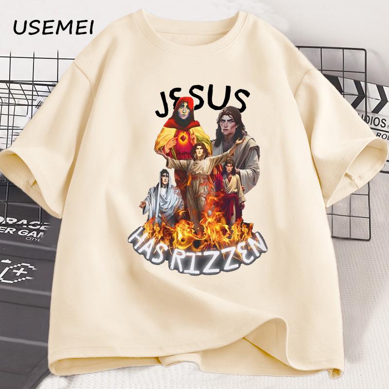 Jesus Has Rizzen Arcane Viktor Meme T-Shirt Unisex Women Gamer Lover Short Sleeve T Shirt Casual Cotton Round Neck Tees Streetwear Unisex 4XL
Jesus Has Rizzen Arcane Viktor Meme T-Shirt Unisex Women Gamer Lover Short Sleeve T Shirt Casual Cotton Round Neck Tees Streetwear Unisex 4XL