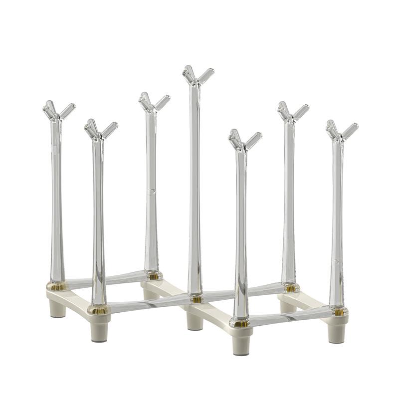 Plastic Cup Holder and Draining Stand for Coffee, Tea, and Water Cups - Home Organizer and Storage Shelf
Plastic Cup Holder and Draining Stand for Coffee, Tea, and Water Cups - Home Organizer and Storage Shelf