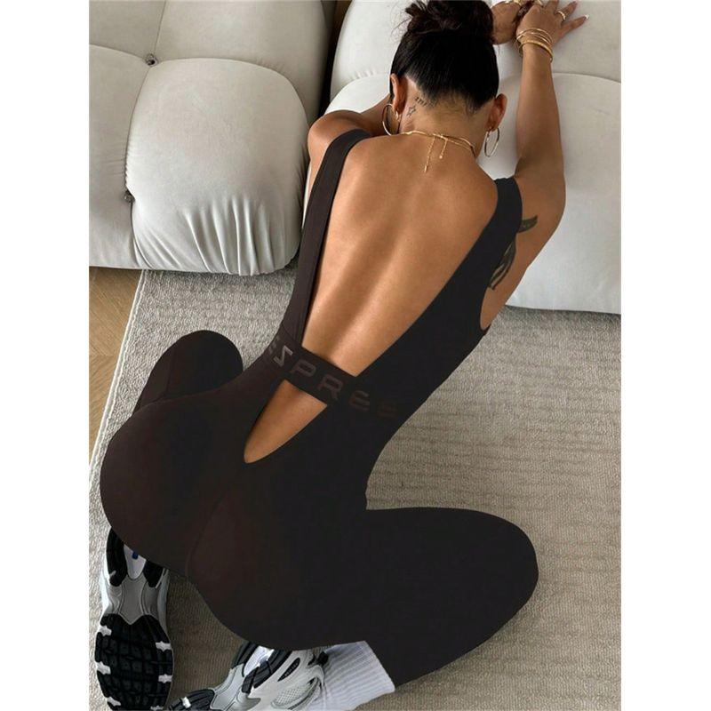 Sexy Backless Tight Yoga Sports Jumpsuit Trousers Women Fitness Bodysuit Jumpsuit Brown XL
Sexy Backless Tight Yoga Sports Jumpsuit Trousers Women Fitness Bodysuit Jumpsuit Brown XL