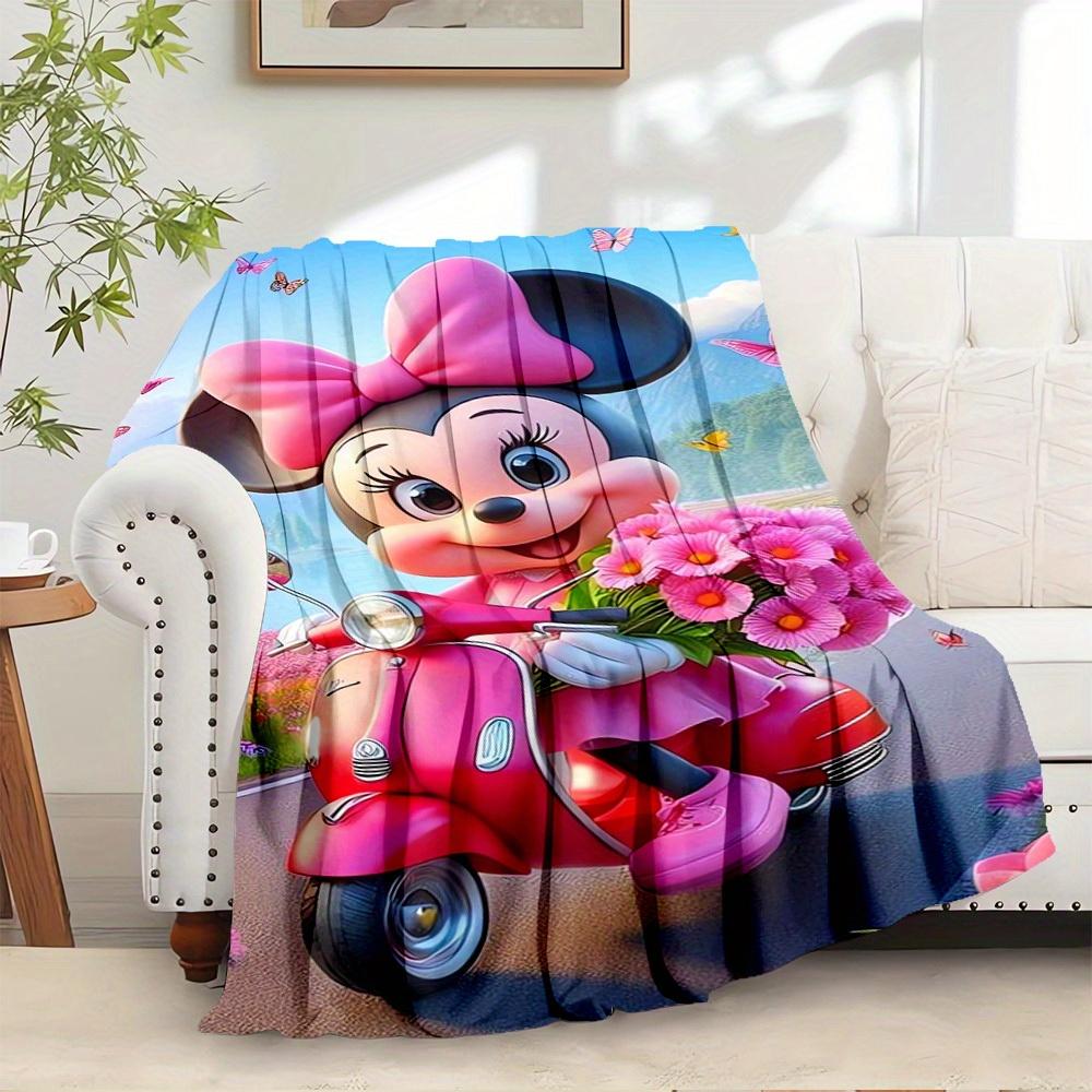 1pc Flannel Minnie Mouse Pink Bow Bouquet Scooter Bedding Throw Blanket Sofa Cover Gift Home Decor Lightweight Soft Warm Plush Throw Blanket 130x150cm
1pc Flannel Minnie Mouse Pink Bow Bouquet Scooter Bedding Throw Blanket Sofa Cover Gift Home Decor Lightweight Soft Warm Plush Throw Blanket 130x150cm