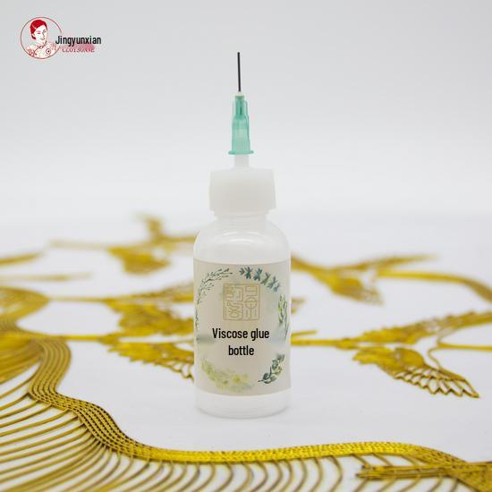 Viscose Glue for Cloisonné and Sand Painting with Gold Thread
Viscose Glue for Cloisonné and Sand Painting with Gold Thread