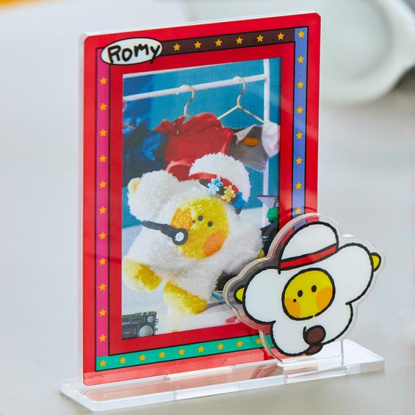 Миниатюрная акриловая подставка для фотокарточек Line Friends Truz Romy 
Миниатюрная акриловая подставка для фотокарточек Line Friends Truz Romy